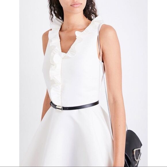 TED BAKER- Qwinn ruffled twill dress - Picture 2 of 12